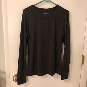 Brown Cuddl Duds Long-sleeves Shirt